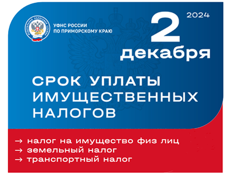 В 2024 году физические лица обязаны уплатить налог на имущество, земельный и транспортный налоги, а также налог на доход физического лица (НДФЛ) за 2023 год..